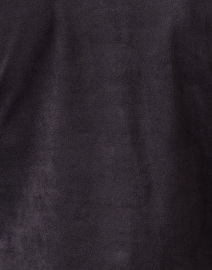 Fabric image thumbnail - Southcott - Dawson Black Faux Suede Ruched Shirt