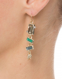 Molten Multi-Stone Earrings