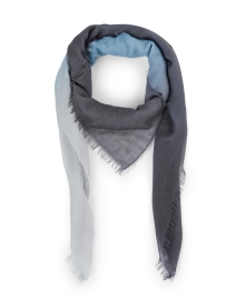 Product image thumbnail - Jane Carr - Blue Ombre Cashmere Scarf