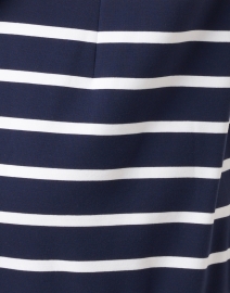 Sail to Sable - Navy and White Striped Ponte Tunic Dress