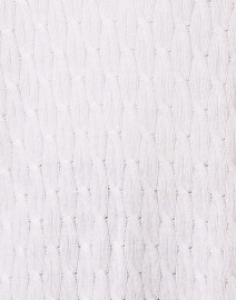 Fabric image thumbnail - Cortland Park - Sophie Light Grey Cable Knit Cashmere Cardigan