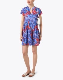 Look image thumbnail - Ro's Garden - Feloi Blue Multi Print Dress