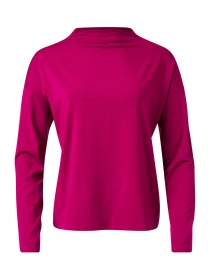 Magenta Stretch Jersey Top