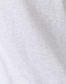 Fabric image thumbnail - Kinross - Grey Cotton Cashmere Polo Sweater