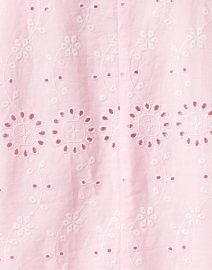 Fabric image thumbnail - Sail to Sable - Pink Cotton Eyelet Blouse