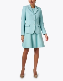 Look image thumbnail - Lafayette 148 New York - Seagrass Fit and Flare Dress
