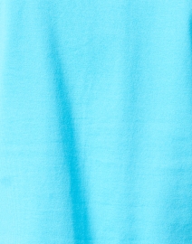 Fabric image thumbnail - E.L.I. - Aqua Blue and White Cotton Poplin Henley Top
