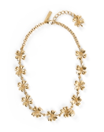 Product image thumbnail - Oscar de la Renta - Gold Clover Necklace