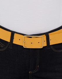 Milla Mustard Yellow Leather Belt