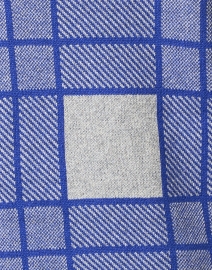 Fabric image thumbnail - Peace of Cloth - Blue and Pink Plaid Cotton Sweater