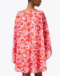 Back image thumbnail - Frances Valentine - Bree Multi Print Poncho Dress