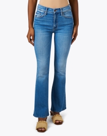 Front image thumbnail - Mother - The Weekender Blue Flare Jean
