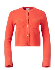 Orange Knit Jacket