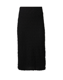 Black Smocked Skirt