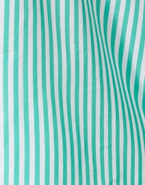 Fabric image thumbnail - Ines de la Fressange - Maureen Green and White Striped Shirt