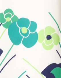 Fabric image thumbnail - Frances Valentine - Balmacaan Green Multi Floral Coat