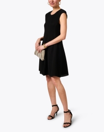 Look image thumbnail - Emporio Armani - Black Ribbed Dress