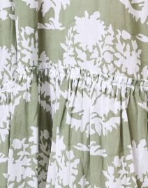Fabric image thumbnail - Juliet Dunn - Sage Green Floral Maxi Dress