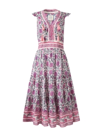 Annabelle Pink Cotton Silk Dress