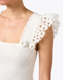 Extra_1 image thumbnail - Figue - Madi White Lace Cotton Dress