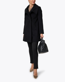 Look image thumbnail - Cinzia Rocca Icons - Black Wool Cashmere Coat