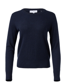 Product image thumbnail - White + Warren - Navy Cashmere Sweater