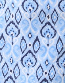 Fabric image thumbnail - Sail to Sable - Blue and White Silk Blend Tunic Dress
