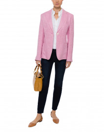 Omero Pink Linen Jacket