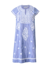 Product image thumbnail - Roller Rabbit - Faith Chambray Blue Cotton Dress