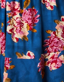 Fabric image thumbnail - Lisa Corti - Greta Blue Print Cotton Shirt Dress