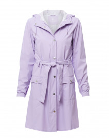 lavender rain coat