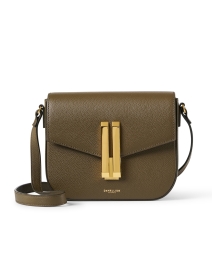 Product image thumbnail - DeMellier - Mini Vancouver Olive Green Leather Crossbody Bag