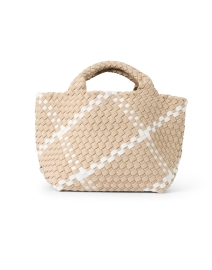 Product image thumbnail - Naghedi - St. Barths Mini Plaid Coconut Woven Handbag