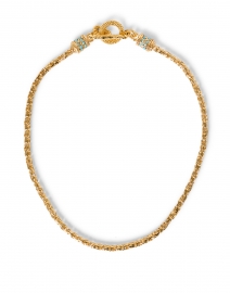 Maglia Gold and Turquoise Chain Necklace