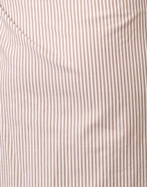 Fabric image thumbnail - Veronica Beard - Wright Striped Cotton Shirt Dress