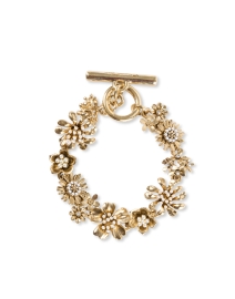 Product image thumbnail - Oscar de la Renta - Crystal and Pearl Primavera Bracelet
