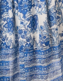 Fabric image thumbnail - Ro's Garden - Mumi Blue and White Print Cotton Dress