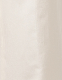 Fabric image thumbnail - Weekend Max Mara - Zircone Ivory Cotton Linen Pant