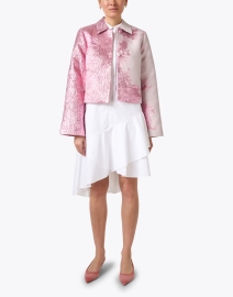 Look image thumbnail - Stine Goya - Kiana Pink Metallic Print Jacket