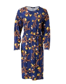 Arten Blue Floral Print Dress