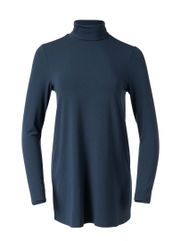 Product image thumbnail - Eileen Fisher - Blue Jersey Knit Tunic