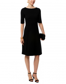 Black Luxe Jersey Dress