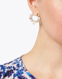 Look image thumbnail - Atelier Mon - Ivory and Pearl Stud Earrings