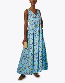 Look image thumbnail - Odeeh - Blue Print Cotton Dress
