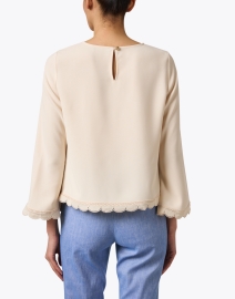 Back image thumbnail - Tara Jarmon - Teddy Beige Blouse