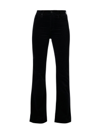 Product image thumbnail - AG Jeans - Farrah Black Velvet Bootcut Jean