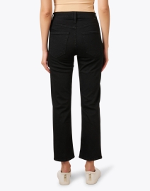 Back image thumbnail - Mother - The Rider Black High-Waisted Ankle Jean