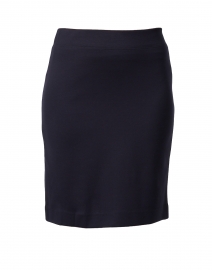 Navy Ponte Pull On Skirt