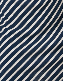 Fabric image thumbnail - Apiece Apart - Nina Navy and Cream Stripe Cotton Dress