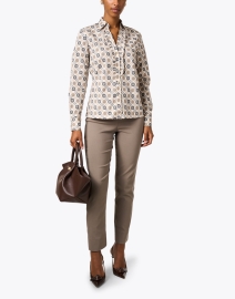 Look image thumbnail - Equestrian - Milo Taupe Stretch Pull On Pant